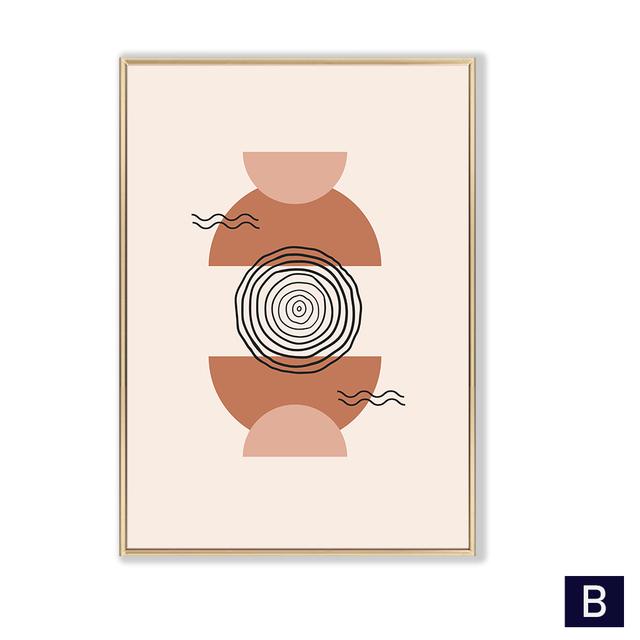 Abstract Posters And Prints Modern Wall Pictures For Living Room Decoration Geometry Painting Line Rainbow Canvas Art Print