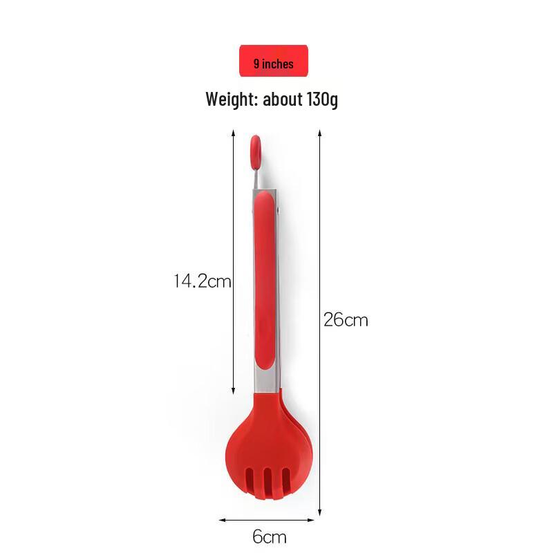Abdo Silicone Stainless Steel Food Tong