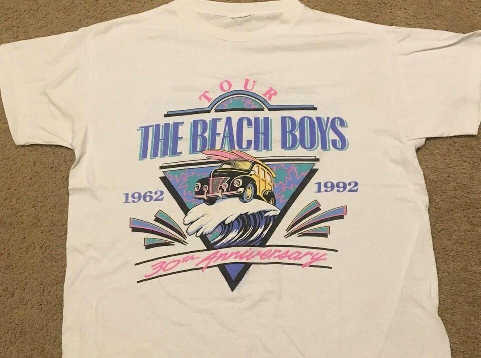 The Beach Boys Vintage 1992 Summer In Paradise World Tour Single Stitch TShirt Unisex T-Shirt XL
