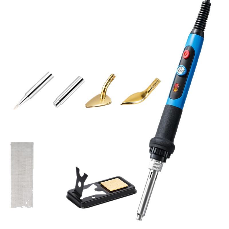 908N Dual Voltage 80W Electric Soldering Iron with Switch for DIY Plastic Repairs