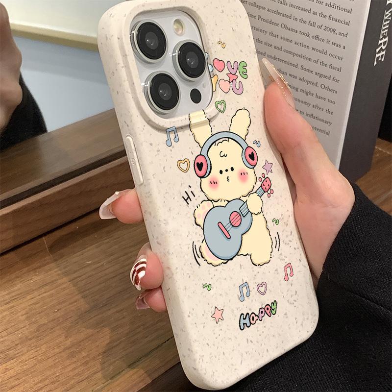 Pouzdro na mobilní telefon pro iPhone 11 13 XR 15 Pro Max 12 14 Pro Max Pouzdro iPhone 16 7 Plus 8 Plus XS Max Rozložitelné a šetrné k životnímu prostředí