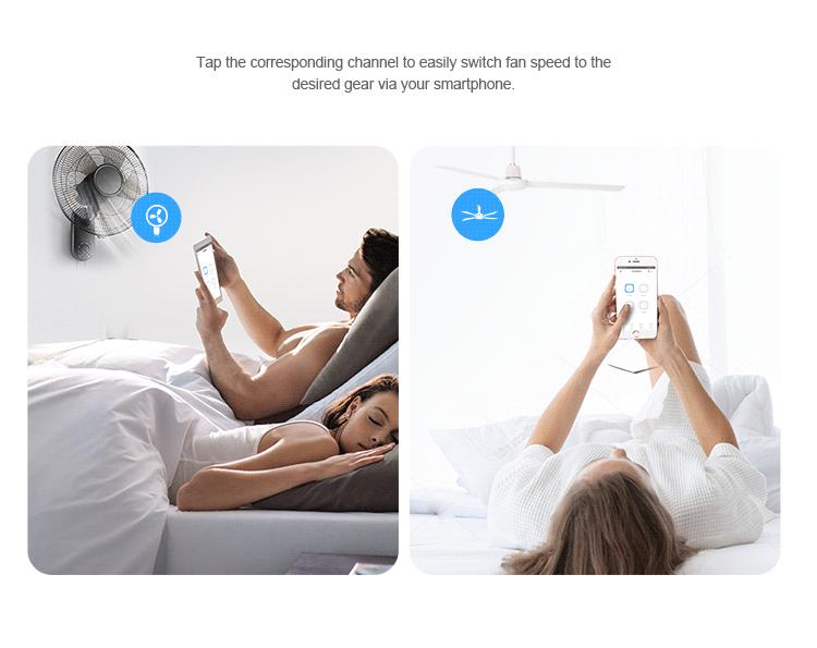 Sonoff 4CH PRO R3: Upgraded 4-way Smart Switch with Voice Control for Home Automation.