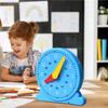 Children Educational Clock Toys Hour Cognition Preschool Teaching Aids Parent-child Learning Clock Model Adjustable Time