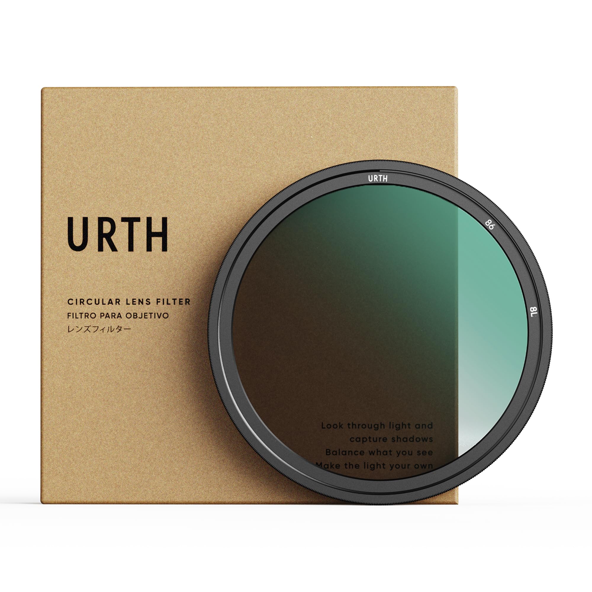 

Urth 86mm CPL Lens Filter Transmittance 8 Layer Nano CPL Filter Polarizing Filter Optical Glass (High / Coating)