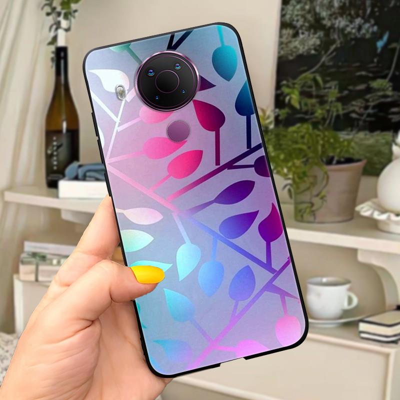 For Nokia 5.4 Case Soft Black Silicone Phone Back Cover For Nokia 5.4 Case Nokia5.4 TA-1333 TA-1340 TA-1337 TA-1328 TA-1325 Cat