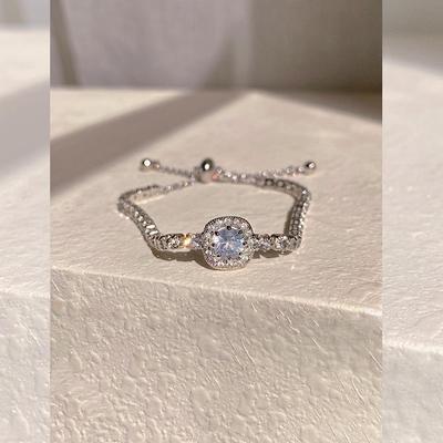 Elegantes Zirkonarmband für Damen - Hochwertig, glänzend, vielseitig und trendiger Cold-Style-Armreif