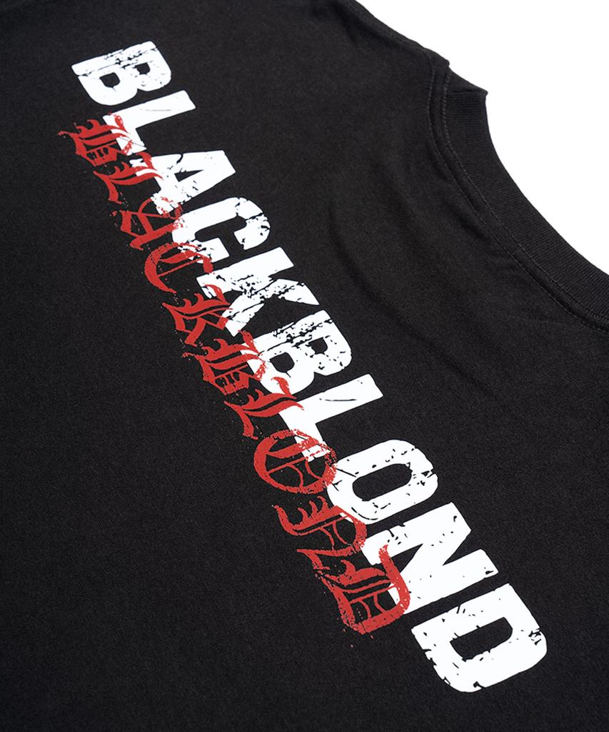 BLACKBLOND Vividi Overlap Logo Long Sleeve Tee (Black)