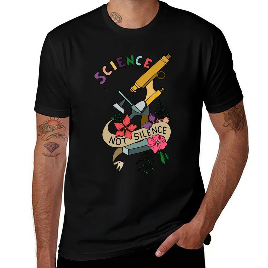 Science Not Silence Tshirt Essential Solid Color Tshirt
