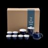 Nanshan Indigo Blue Japanese Ceramic Tea Set