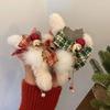 1 st Höst och vinter Jul plysch pärla anknäbbsklämma hajklämma elegant temperament hårklämma greppklämma håraccessoar