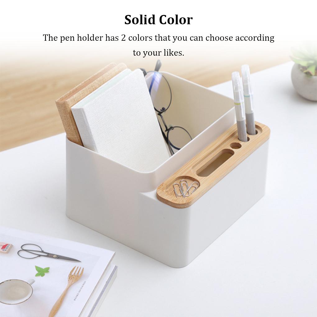 Pen Holder Multi Grid Desktop Replacement ple Style Eyeliner Smart Phone Remote Control Organizer Storage Box
