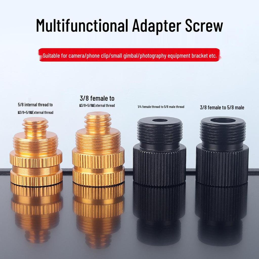 3/8 auf 5/8 Mikrofon-Spinne Adapter: Metallschrauben-Konverter und Klippzubehör für Magic Arm