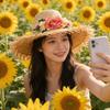 Wide Brims Beach Cap Elegant Straw Fisherman Hat With Floral Accents For Women Outdoor Beach Vacation And Sun Protection