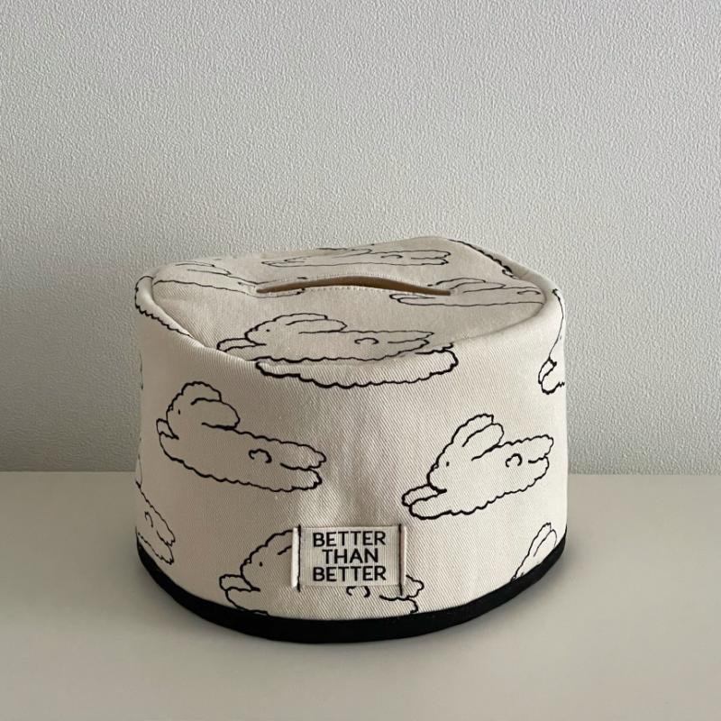 Bowknot Tissue Paper Storage Box Roll Paper Tissue Case Holder Car Napkin Tissue Box Living Room Table Decor Home Organizer