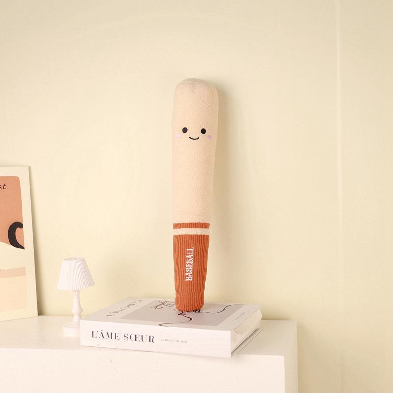 Cartoon Sports Ball Plush Toy: Tennis, Badminton, Basketball Gift Doll for Kids & Boyfriend