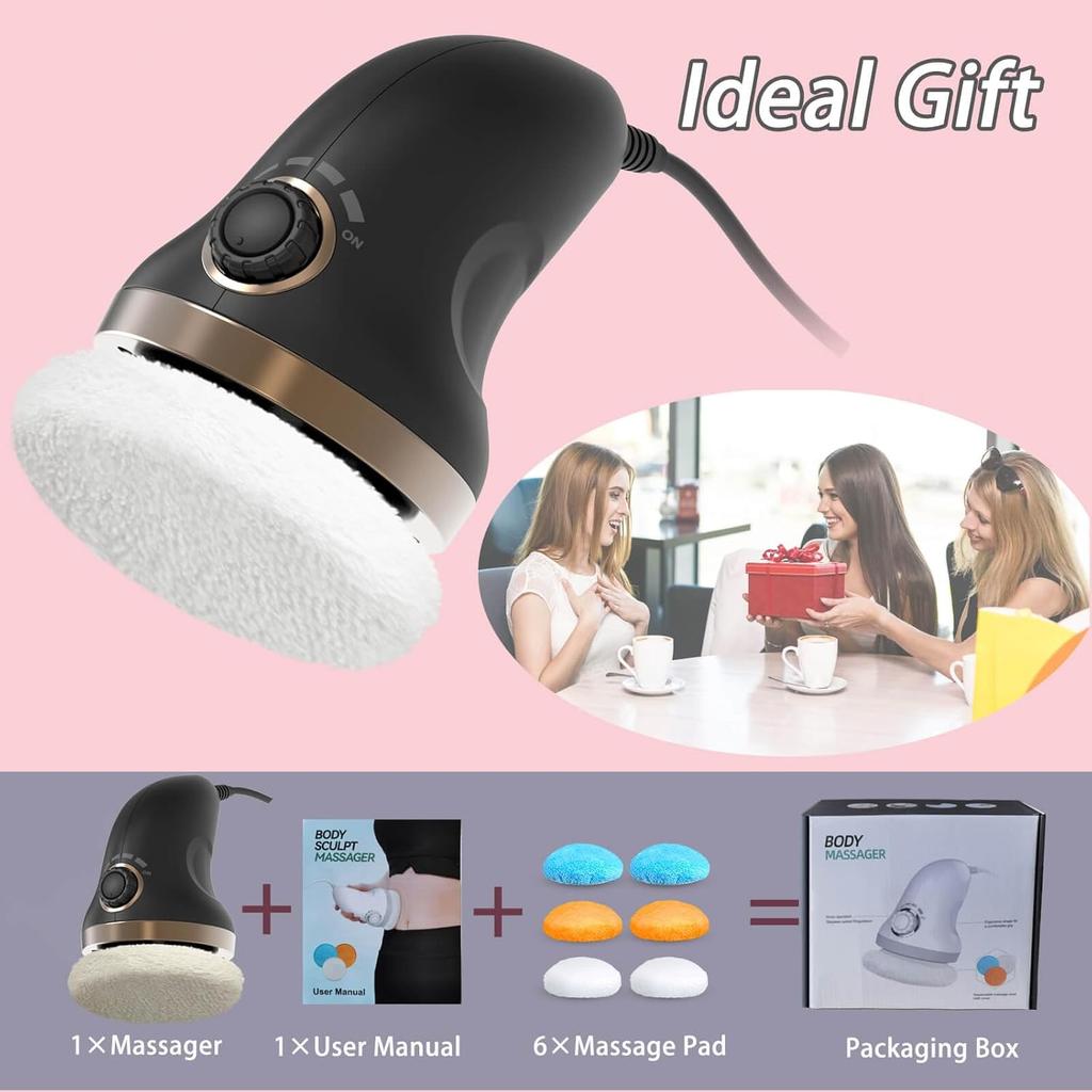 Handheld Cellulite Massager-Body Sculpting Machine with Lymphatic Drainage, Stomach Massager for Belly Fat, and Vibrating Beauty Sculpt Massager