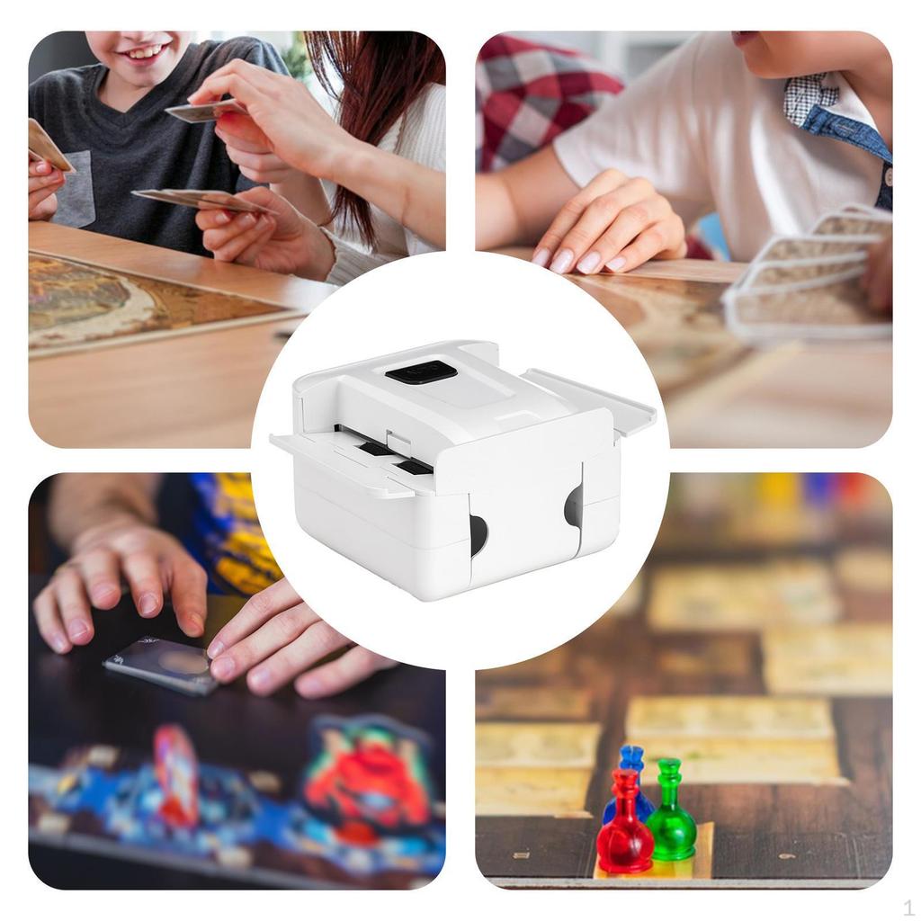 Automatic Card Shuffler Electric Low Noise Shuffling Machine for Board Games