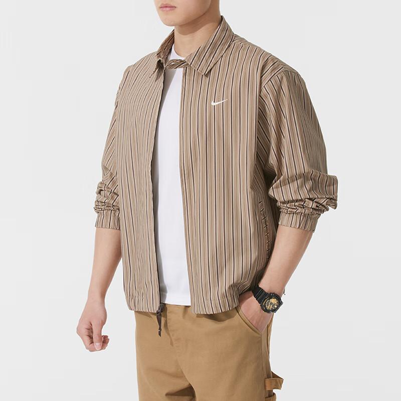 New Nike Sportswear SS25 Jacket Men's Khaki IF0379-247