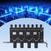 CPU Cooling Fan HUB SATA/4 Pin Adapter 8 Channel PC Fan Hub 4 Knob PWM Hub Cooling Fan Speed Controller for PC Computer