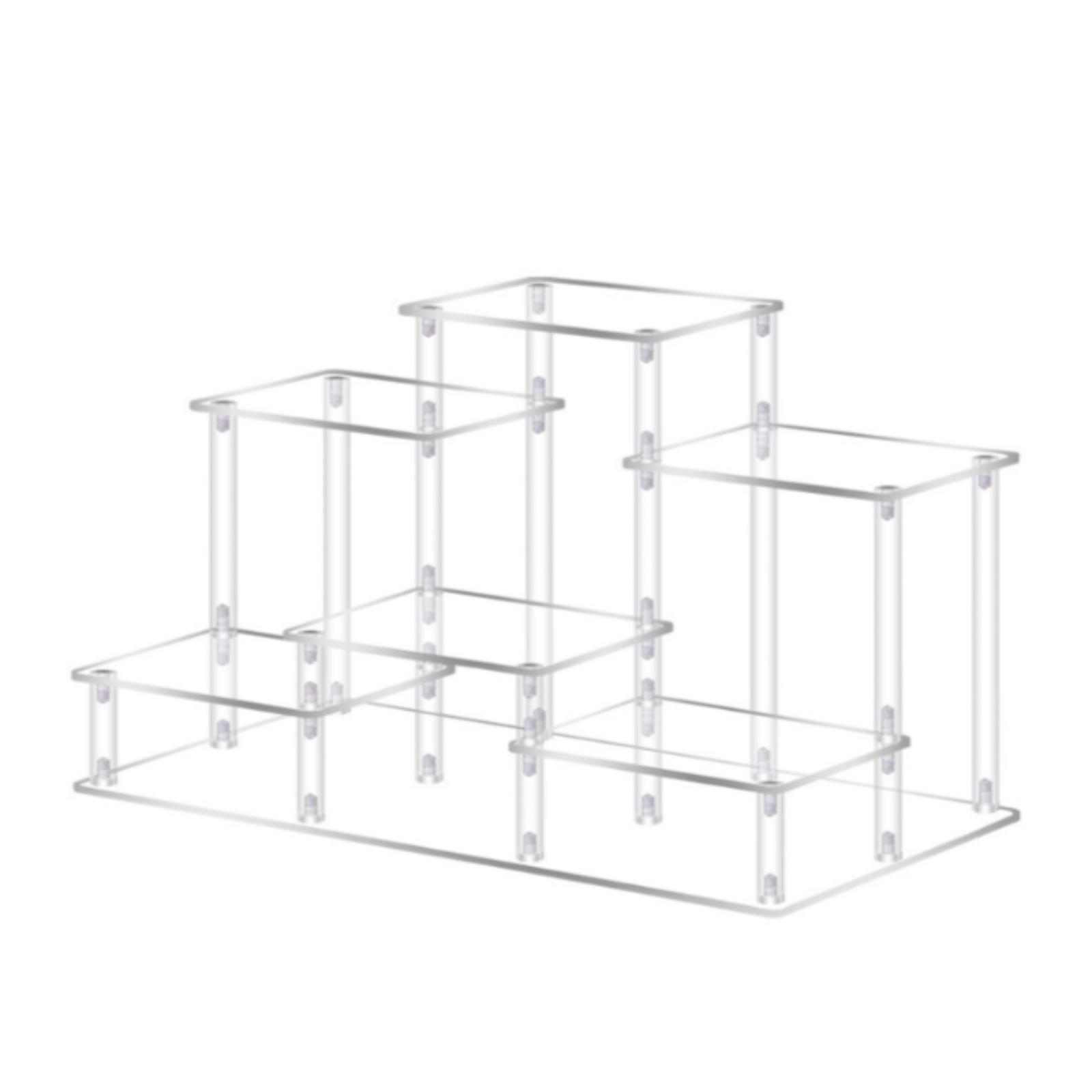 Acrylic Display Riser Acrylic Display Stand for Toy Cosmetic Home Decoration