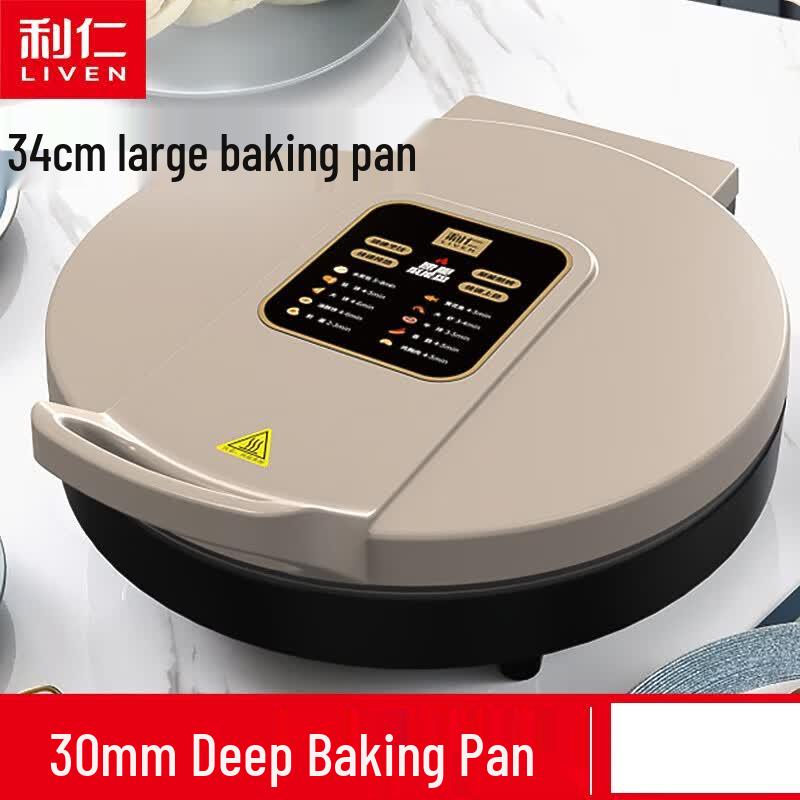 Liven LR-J3420 34cm Double-Sided Electric Griddle CN plug (adapter included)