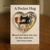 Capsule Shaped Ornament Pocket Hug Token for Hairstylists Heart Acrylic Band-aid Art Keepsake with Mini Hair Tools Stylist Appreciation Gifts Medicine