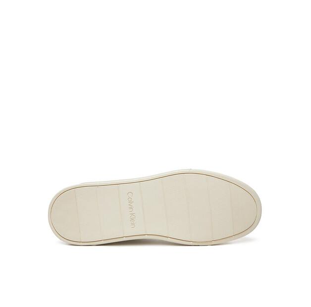 Мужские кроссовки Calvin Klein Low top lace up logo hm0hm01653 белые