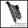 7-Port USB 3.2 Adapter Card with 5 External Ports + 19-Pin Front Panel, Dual-Core Host Controller, GEN1 5Gbps.