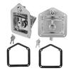 2PCS Durable Car Entry Door Lock Latch Handle Knob Deadbolt for RV Trailer Camper