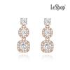 [LsSHOP] 14K Shine Align Earrings (Gold Plated)_LJ5103BRE