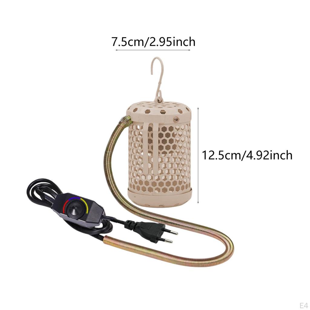 Klosz do lampy grzewczej dla gadów Tylko osłona grzewcza dla kameleona węża kurcząt Nie regulowana temperatura