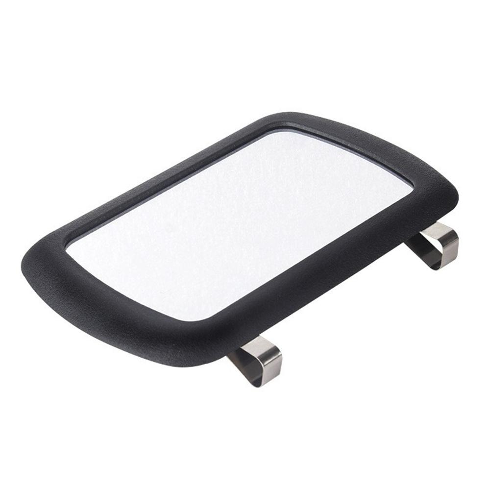 Black Car Vehicle Clip-on Sun Visor Vanity Mirror Sun-shading Cosmetic Mirror 1×