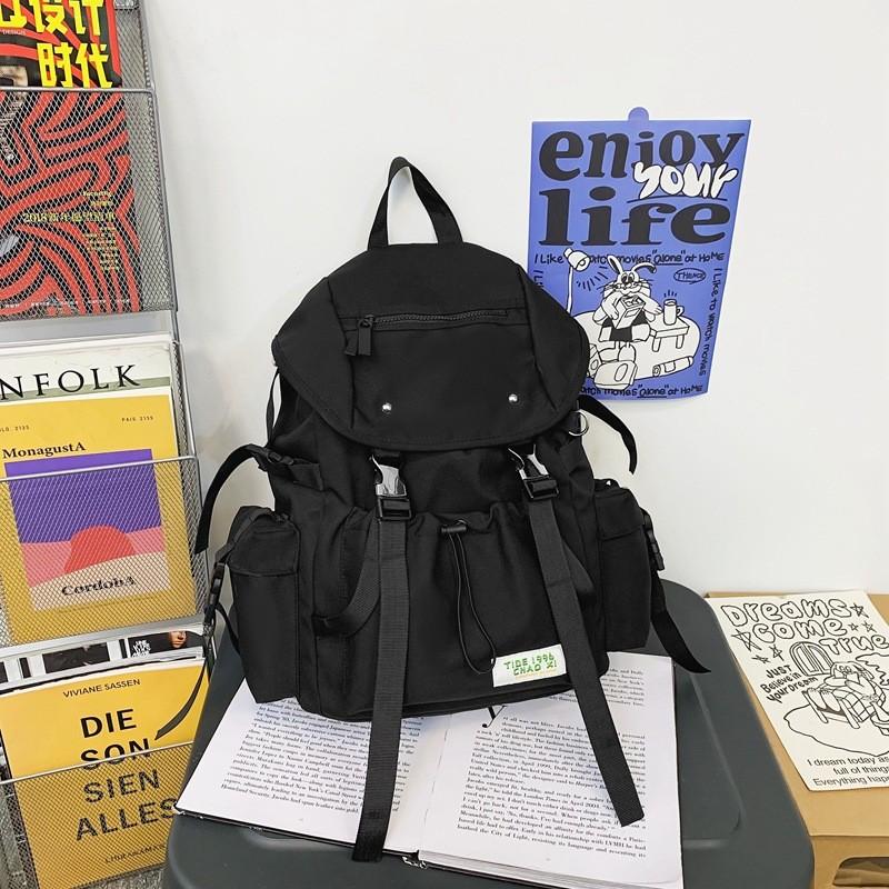 Unisex Fashion Nylon Travel Backpack With Multiple Compartments For Daily Use