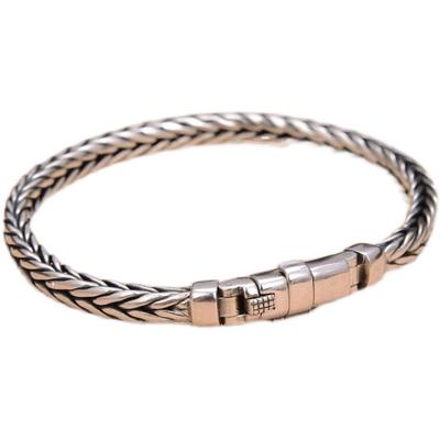 Retro-Mode, handgewebt, Bolzen-Kiel-Armband, trendiger Mann, einfache Persönlichkeit, Paar, vielseitig, cool, Sale und Artikel 