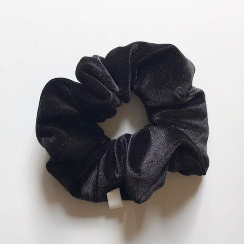 

oar Винтажный бархатный объемный скраб для волос [Черный] Black