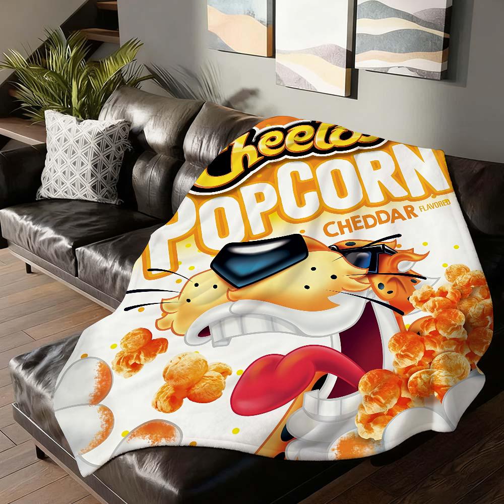 Leckeres Essen C Cheetos S Decke Weich und Hautfreundlich Für Sofa Bett Nickerchen Tagesdecke Alle Jahreszeiten Bettdecke