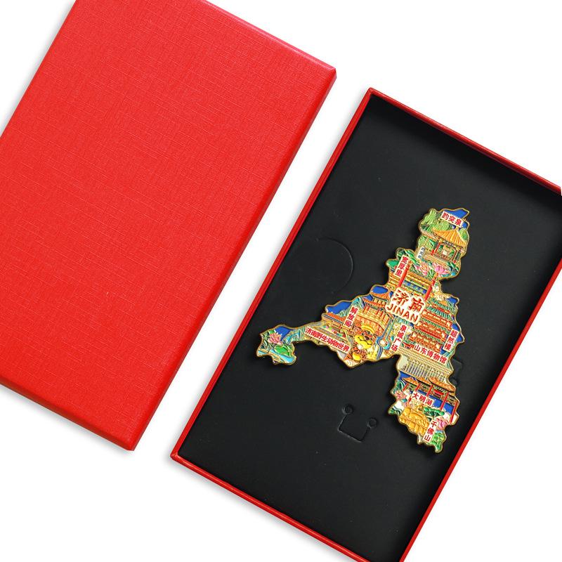 Binzhou Gelber Fluss Turm Magnet, Haifeng Pagode & Zhonghai Park. Kulturtourismus-Geschenk.