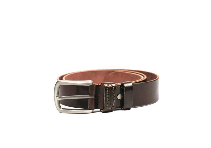 Men's Retro Genuine Leather Belt with Alloy Pin Buckle - Stylish and Versatile Cowhide Belt for Fashionable Looks
