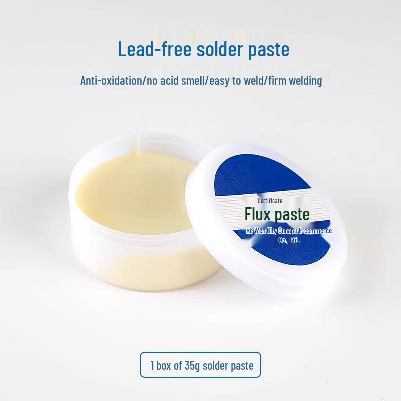 Acid-Free Halogen-Free No-Clean Strong Yellow Rosin Flux Solder Paste for Easy Tinning and Conductivity