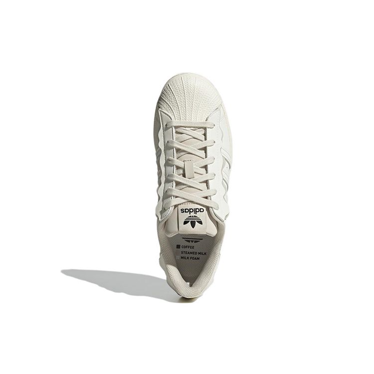 Adidas Originals Superstar Synthetic Leather Shell Toe Low-Top Sneakers Women Sneakers White Cream GW4441
