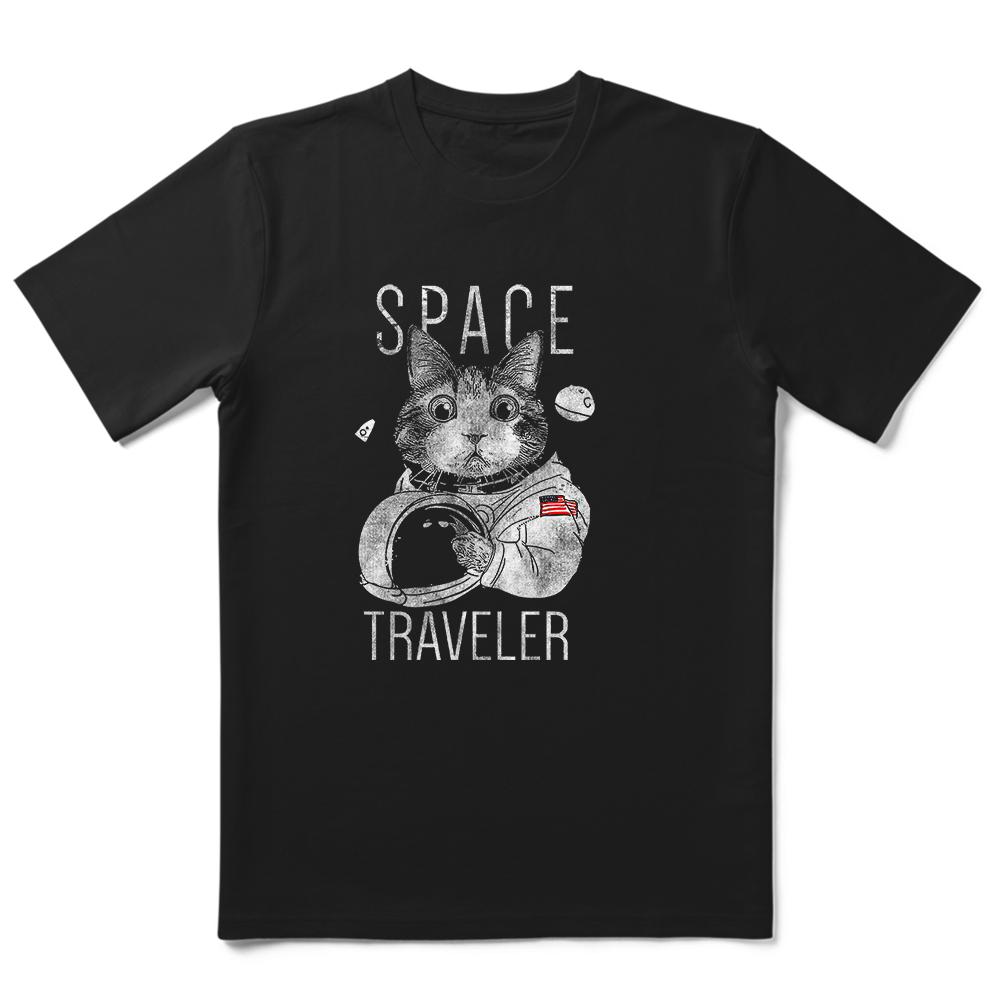 COOLMIND 100% Cotton Cool Mens Tee Shirt Casual Cool Cat Print Men Tshirt Loose Summer Short Sleeve Men T Shirt o-neck t-shirt