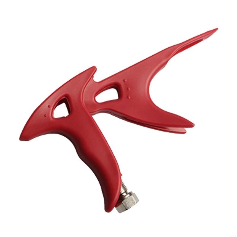 Удобная ручка Легко захватываемый держатель Высокопрочный пластиковый подставка для ручек красный