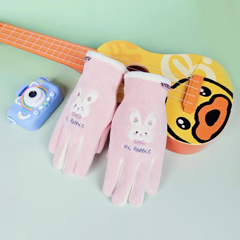 Gants Chaleureux Coupe-vent Dessin Animé pour Fille - Automne & Hiver Cyclisme