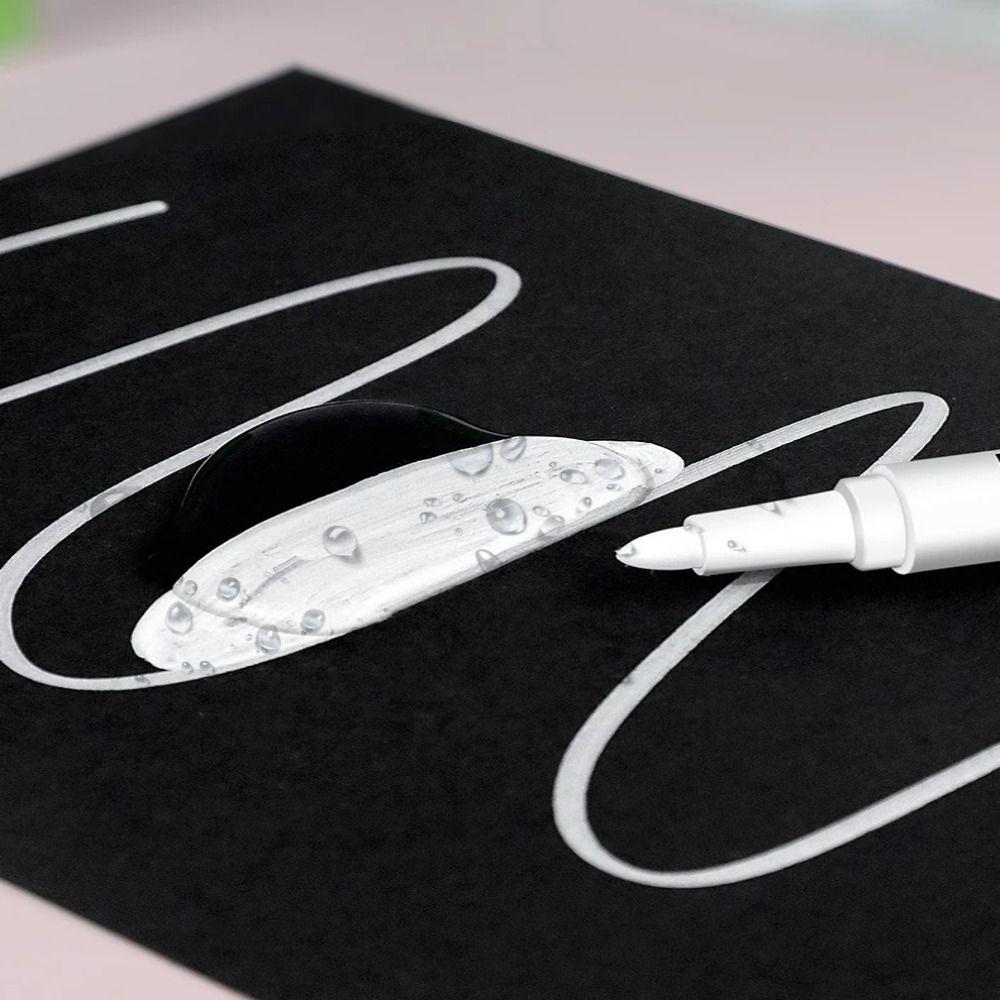 3/6Pcs Oil-Based Paint Marker Waterproof Highlight Marker Art Writing Paint Pens  DIY Painting