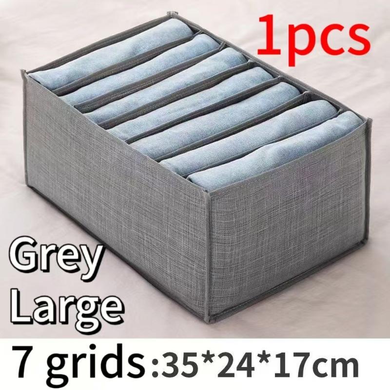Pants Jeans Storage Box Drawers Organizer for Underwear Bra Socks Wardrobe Clothes Organizer Cabinet T-Shirt Organizers Storage