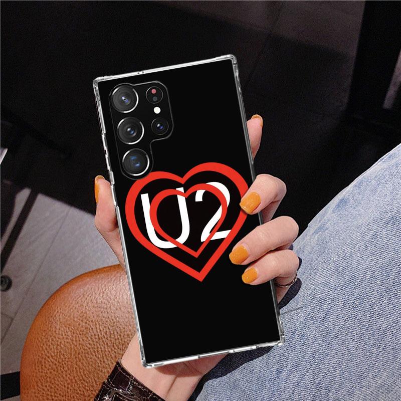 Band U-U2 Rock Phnoe Case for Samsung Galaxy S26 S25 Edge S23 S24 Ultra S22 Plus S21 S20 FE Unique Cover Soft Coque Galaxy S25 S