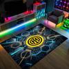 Tappeto in Velluto Cristallo Design Borussia Dortmund Accogliente Non?Tappeto Stampato Antiscivolo per Camera da Letto Soggiorno Ingresso