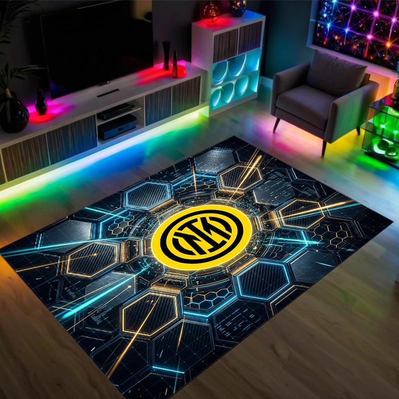 Tappeto in Velluto Cristallo Design Borussia Dortmund Accogliente Non?Tappeto Stampato Antiscivolo per Camera da Letto Soggiorno Ingresso