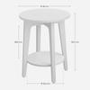 VASAGLE Side Table 58 * 45.5 * 8.5CM