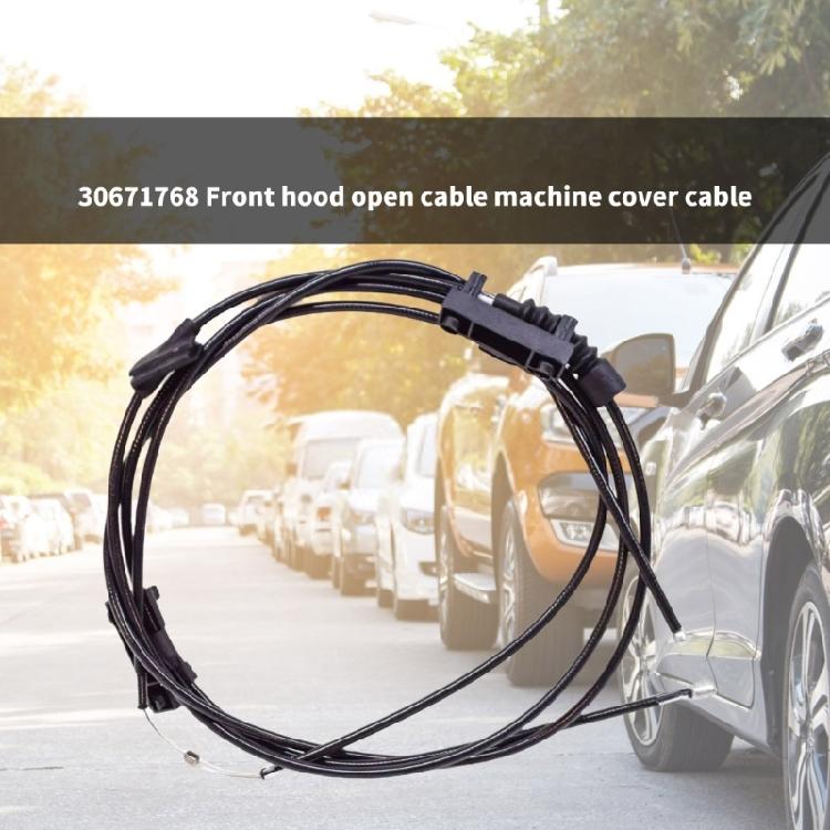 Car Engine Hood Release Cable Automotive Accessories for S80 XC70 Hood Release Cable Spare Parts 30671768